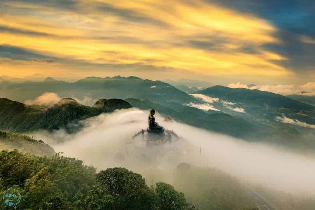 Đại tượng Phật A Di Đà linh thiêng giữa đất trời Tây Bắc