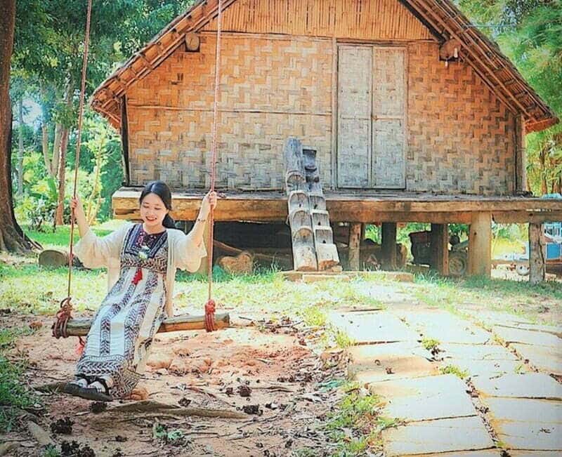Những ngôi nhà mang nét đẹp đặc trưng tại Buôn Jun 