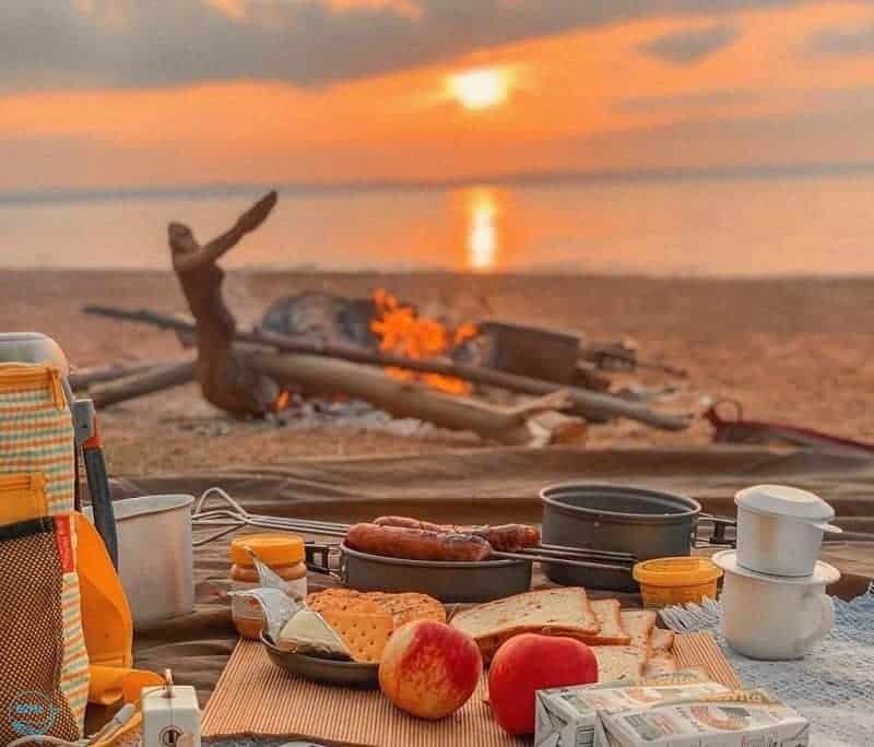 Buổi cắm trại cực " Chill" bên hồ trị an camping