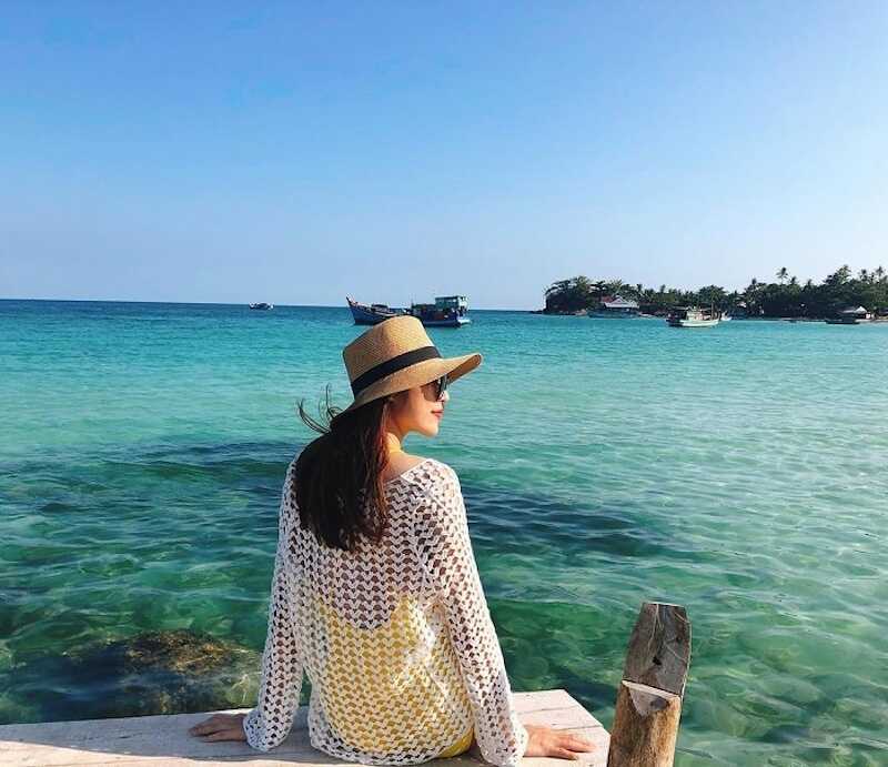 Hòn Mấu có rất nhiều bãi biển đẹp mắt