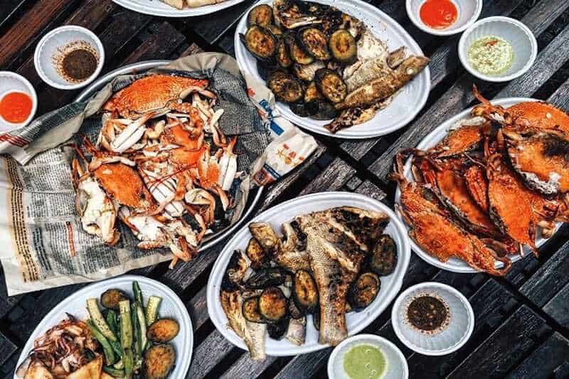 Các món ăn được chế biến tại homestay
