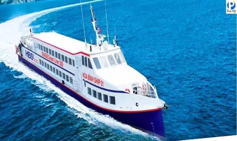Du khách có rất nhiều lựa chọn vé tàu đi đảo Nam Du