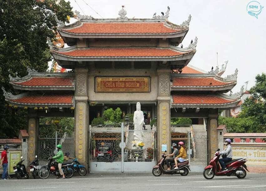 Hình ảnh cổng tam quan chùa Vĩnh Nghiêm