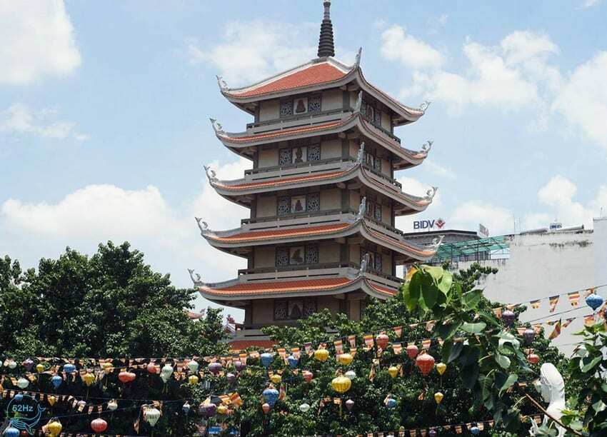 Hình ảnh Tháp Quan Thế Âm chùa Vĩnh Nghiêm