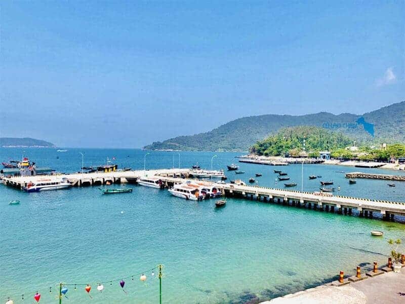 Cầu cảng Cù Lao Xanh được mệnh danh là điểm check in số một tại đây