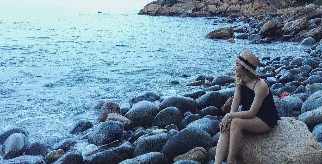 Đặt chân tới bãi Tiên Sa