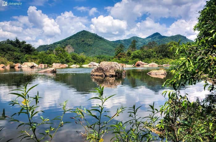 Đường đến Khu du lịch Hầm Hô