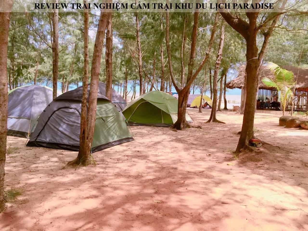 Review trải nghiệm cắm trại khu du lịch Paradise Vũng Tàu có gì hot?