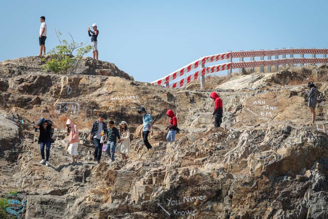 Khung cảnh Đồi Con Heo khi nhìn từ trên cao