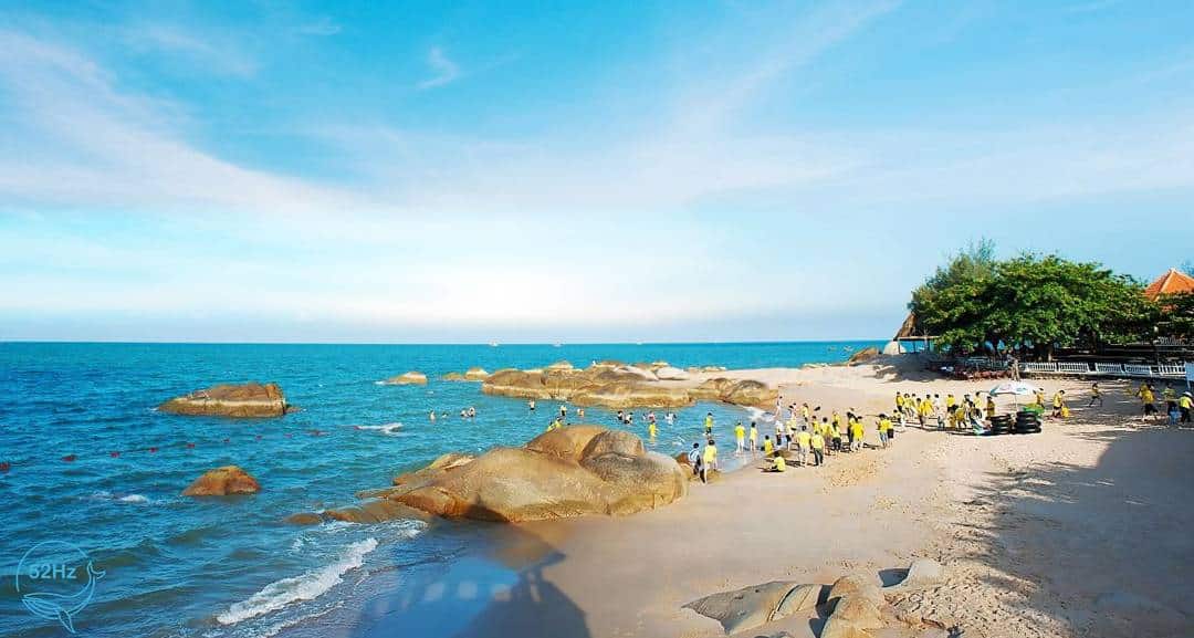 Các hoạt động vui chơi được diễn ra tại biển Long Hải Vũng Tàu