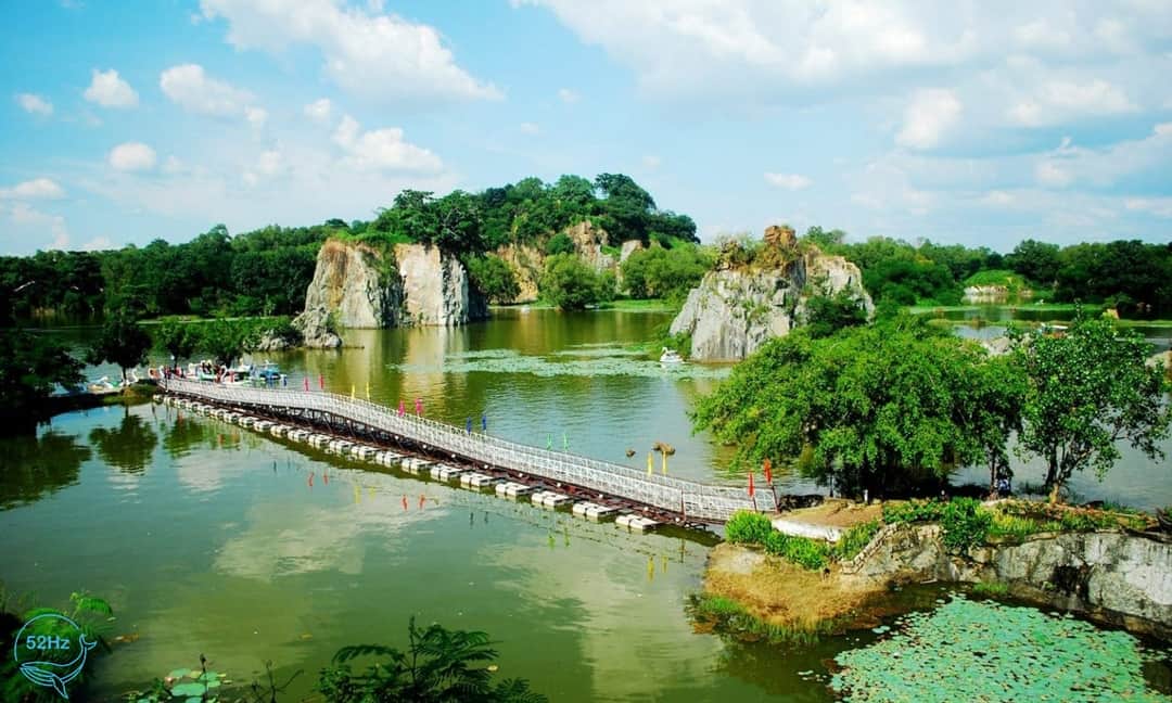 Cụm hồ nước của khu du lịch Bửu Long