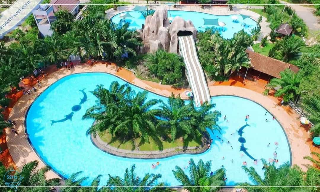 Toàn bộ khung cảnh của khu du lịch Vườn Xoài Đồng Nai