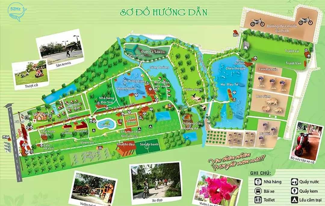 Giá vé khu du lịch sinh thái Vườn Xoài