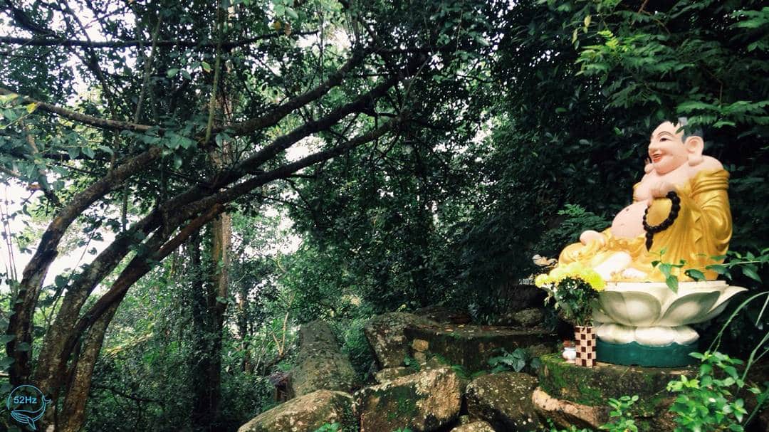 Đượng di chuyển lên Chùa Tây Phương - ngôi chùa lâu đời nhất núi Dinh Vũng Tàu