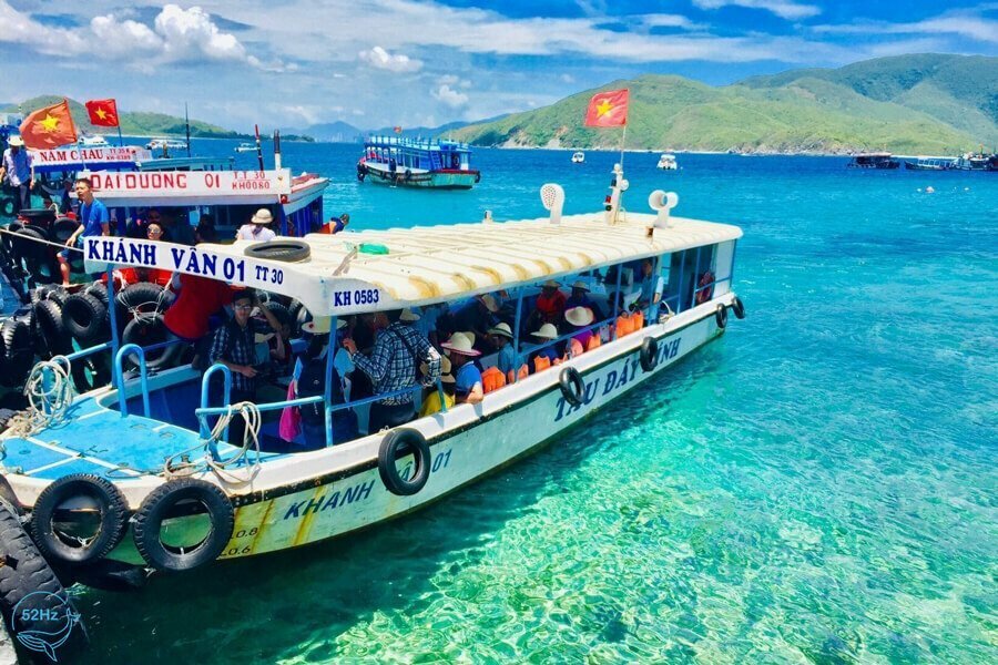Đường đến bãi Tranh Nha Trang