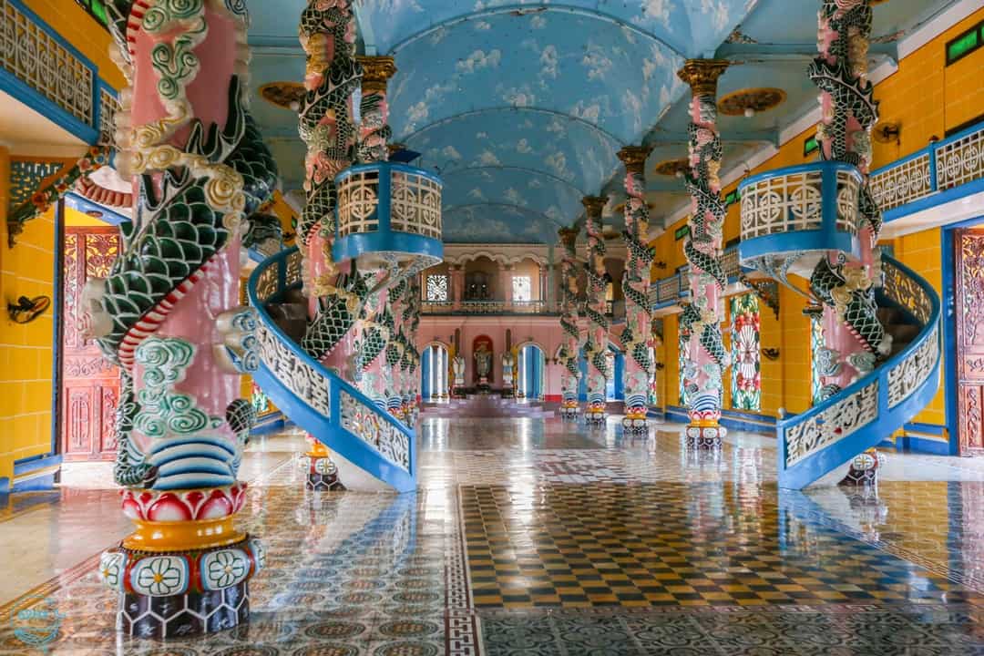 Nét độc đáo từ trên của Tòa Thánh Tây Ninh