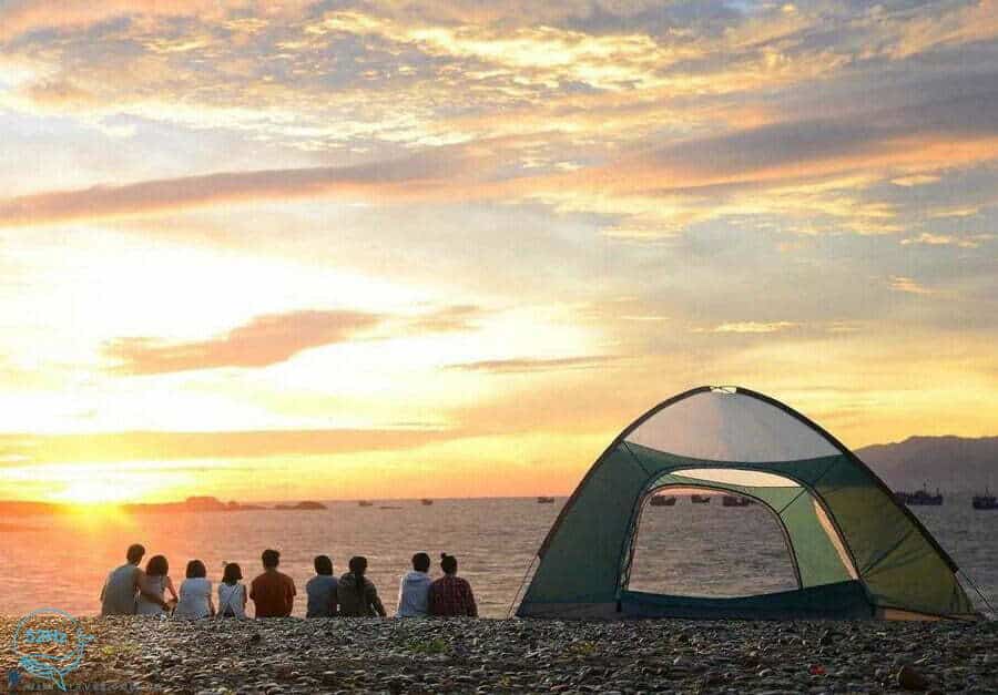 Cắm trại, BBQ bên bãi biển