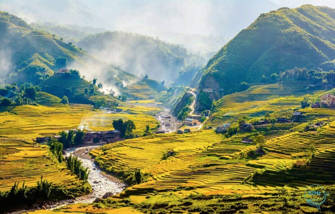 Dòng suối Mường Hoa cùng 22 nhánh suối nhỏ ở Thung lũng Mường Hoa