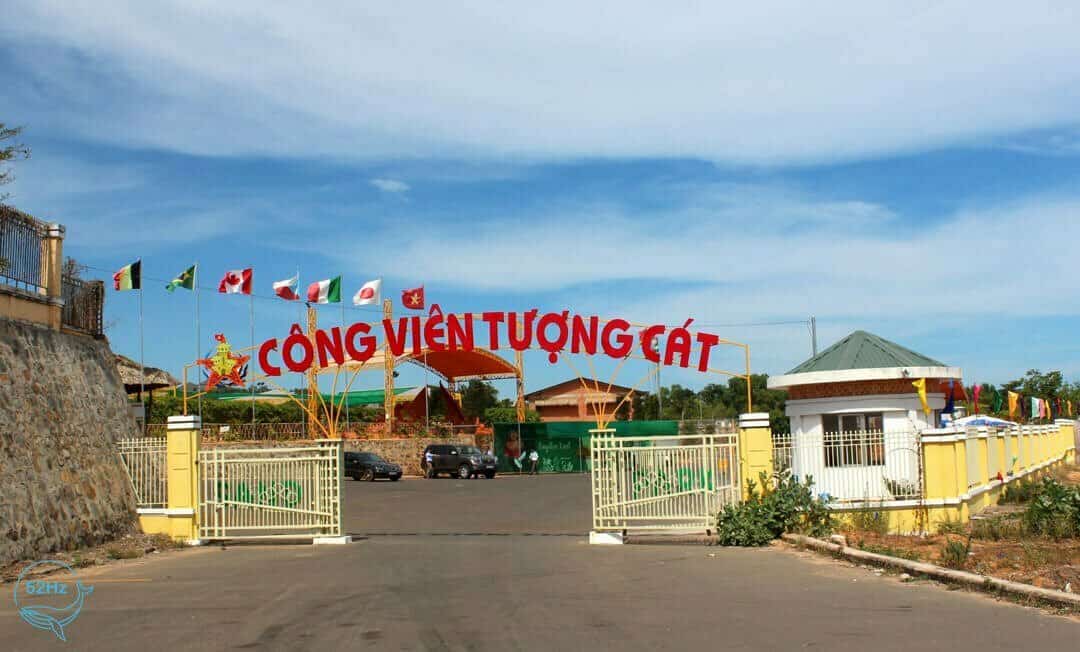 Công viên tượng cát ở đâu?